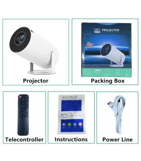 jeux, films, réglable, USB, projecteur, HDMI, 1080P, compact, sans fil