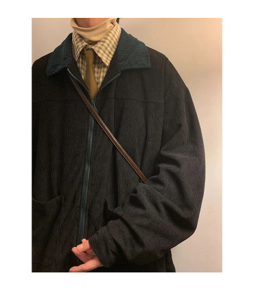 style américain, vintage, bomber, tendance, automne, coupe-vent, mode, homme