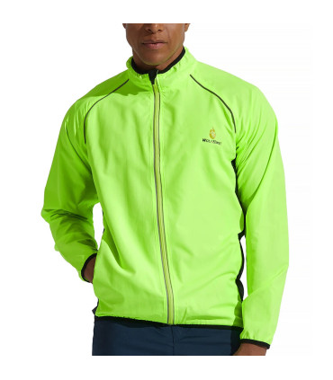 vélo, WOSAWE, réfléchissante, veste cyclisme, imperméable, coupe-vent, design