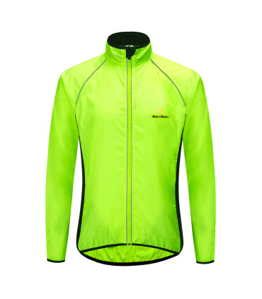vélo, WOSAWE, réfléchissante, veste cyclisme, imperméable, coupe-vent, design
