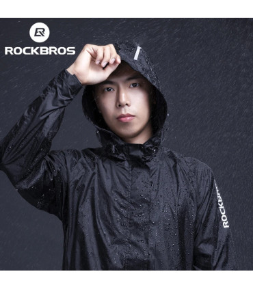 ROCKBROS, séchage rapide, légère, capuche réfléchissante, veste cyclisme