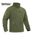 MAXIBAZARE.COM - TACVASEN Veste polaire homme coupe-vent, douce, chaude, zippée, avec poches