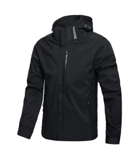 outdoor, pluie, légère, imperméable, coupe-vent, mode, homme, confort, capuche