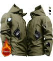 MAXIBAZARE.COM - Casual military hooded jacket for men, outdoor utility, shark skin fashion