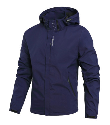 pluie, légère, extérieur, imperméable, coupe-vent, moderne, confort, hommes