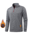 MAXIBAZARE.COM - Sweat-shirts demi-zip homme, col roulé tendance, manches longues, style urbain chic