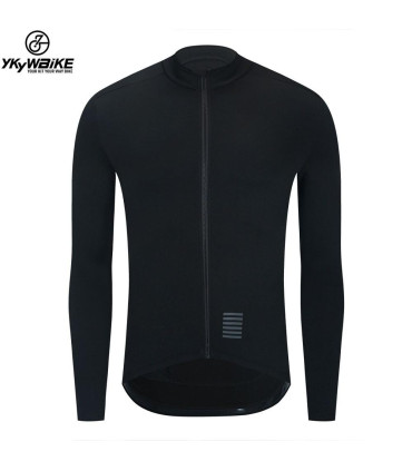 températures froides, laine brossée, aérodynamique, YKYWBIKE, thermique, veste