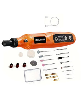 JANGKLIFE, bijoux, verre, métal, bricolage, outils rotatifs, gravure, USB, sans