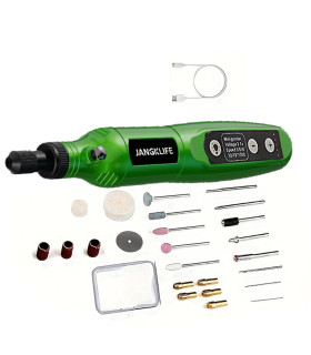 perceuse, JANGKLIFE, verre, métal, bricolage, outils rotatifs, gravure, USB