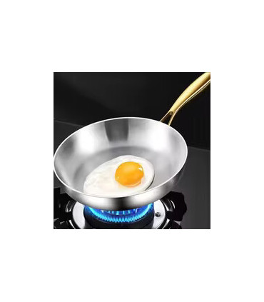 résistante, sans revêtement, cuisson uniforme, antiadhésive, acier inoxydable