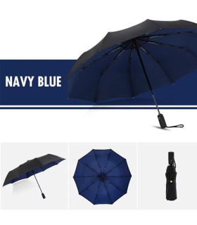 [Blue], robuste, double couche, automatique, coupe-vent, parapluie, design