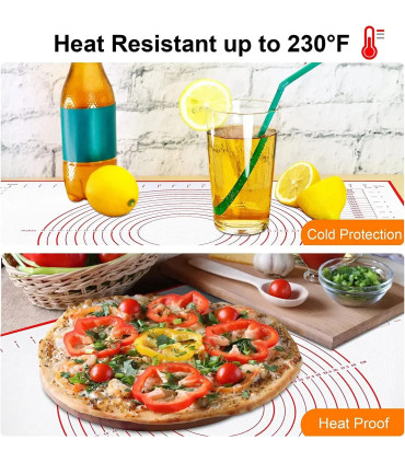 antidérapant, gâteau, pizza, silicone, qualité, durable, cuisson, antiadhésif