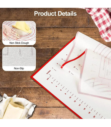 antidérapant, gâteau, pizza, silicone, qualité, durable, cuisson, antiadhésif