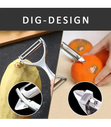 alliage de zinc, légumes, fruits, éplucheur, multifonction, ustensile