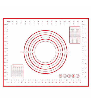 facile à nettoyer, tapis de pétrissage, antidérapant, gâteau, pizza, silicone