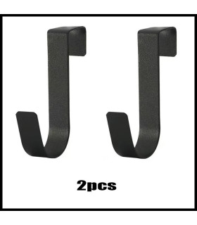 porte d'armoire, organisation, crochets, salle de bains, accessoires, métal