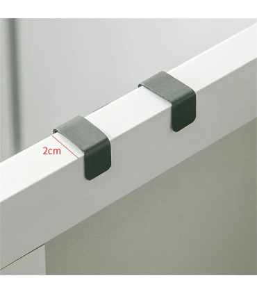 porte d'armoire, organisation, crochets, salle de bains, accessoires, métal