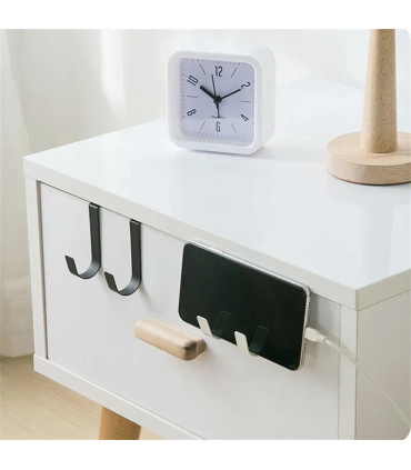 polyvalent, organisation, crochets, salle de bains, métal, design, durable