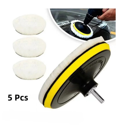 peinture automobile, tampons, finition parfaite, kit 5 pièces, entretien auto