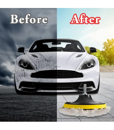 peinture automobile, tampons, finition parfaite, kit 5 pièces, entretien auto