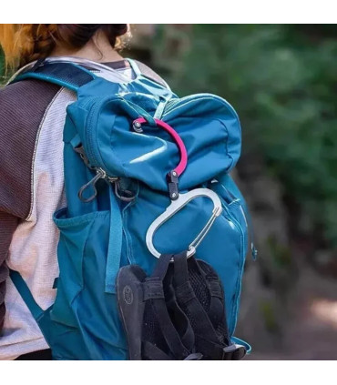 alpinisme, mousqueton, polyvalent, aluminium, escalade, pêche, camping