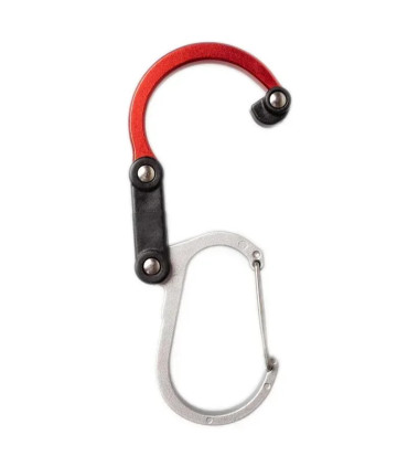 alpinisme, mousqueton, polyvalent, aluminium, escalade, pêche, camping