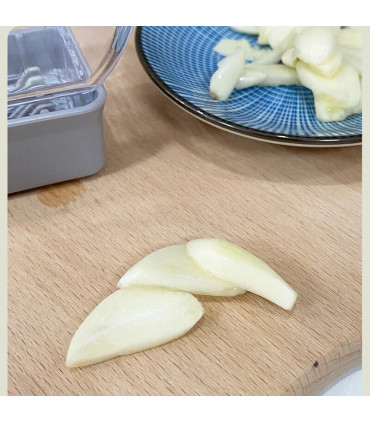 [Gray] Râpe à presser manuelle, outil de cuisine, éplucheur d\'ail, accessoires de cuisine, Gadg
