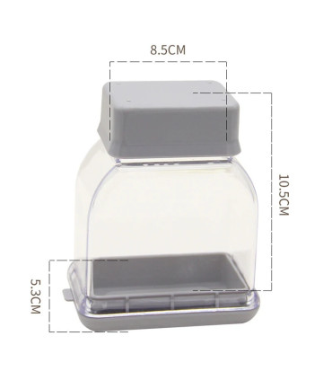 [Gray] Râpe à presser manuelle, outil de cuisine, éplucheur d\'ail, accessoires de cuisine, Gadg