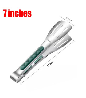 [7 inch] Nouvelles pinces alimentaires en acier inoxydable BBQ viande salade pain pince Barbecu