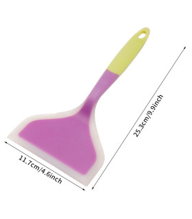 spatule, cuisine, multicolore, jade, antiadhésive, frire, purple, poêle