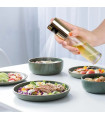 MAXIBAZARE.COM - [Gold] Pulvérisateur d'huile d'olive, bouteille en verre de qualité alimentaire avec tête de pu