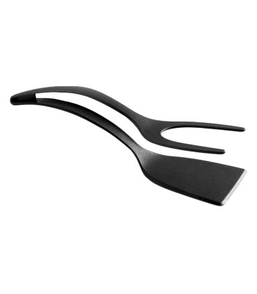 [Black 1pcs CHINA] Spatule à crêpes antiarina, tourneurs frits, pince à œufs, cuisine, steak, p