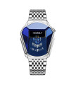 MAXIBAZARE.COM - [Silver] Waterproof quartz watch for men, motorcycle personality, new trend