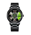 MAXIBAZARE.COM - [Green] Montre de Luxe Homme: Design Voiture, Étanche, Acier Inoxydable, Élégance et Performance