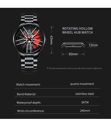 nouveauté 2024, style sportif, VA AV VOOM, mouvement Quartz, cadran rotatif