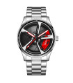 MAXIBAZARE.COM - [Silver red] Montre Sport Homme LIGE Étanche Quartz Design Innovant