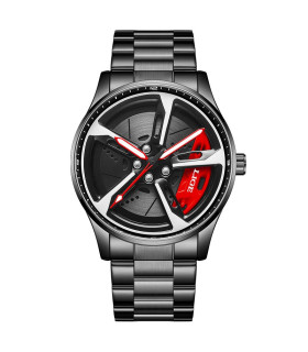 LIGE, montre, quartz, étanche, design, acier inoxydable, performance, sport