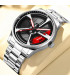 LIGE, montre, quartz, étanche, design, acier inoxydable, performance, sport
