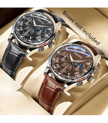 rétro, montres hommes, affaires, quartz, cadeau, polyvalent, tendance, style