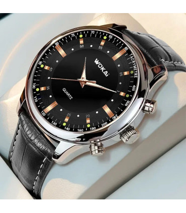 [Bronze] Montre d\'affaires montre de sport à Quartz ceinture décontractée montre pour hommes mo