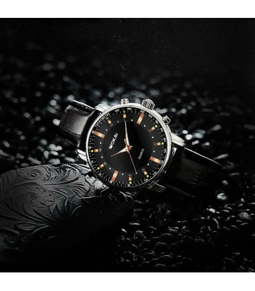 [Bronze] Montre d\'affaires montre de sport à Quartz ceinture décontractée montre pour hommes mo