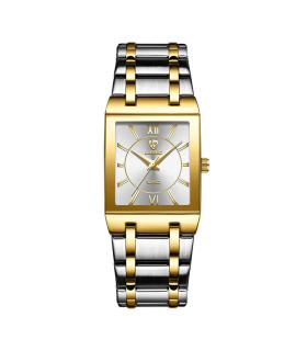 [Men Silver] LIEBIG montres à Quartz de luxe pour femmes hommes montre d\'affaires conception Si