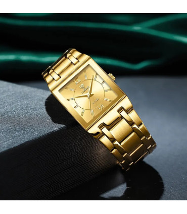 sophistication, luxe, montre, quartz, étanche, design, acier inoxydable