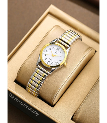 [Multicolore] Ensemble de montres pour femmes, 3 pièces, à la mode, légères et luxueuses, à por