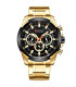 chronographe, CURREN, luxe, montre, quartz, militaire, design, sport, homme