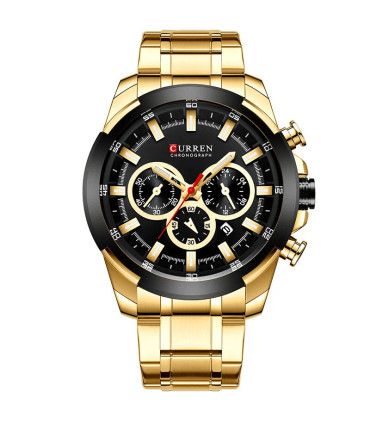 chronographe, CURREN, luxe, montre, quartz, militaire, design, sport, homme