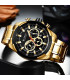 chronographe, CURREN, luxe, montre, quartz, militaire, design, sport, homme