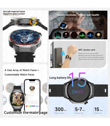 AMOLED, GPS, NFC, Huawei, Bluetooth, montre intelligente, étanche, technologie