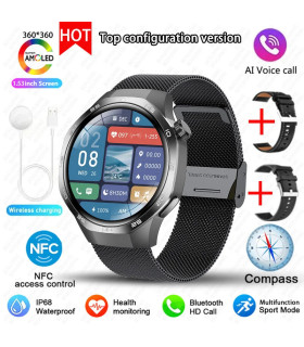 écran AMOLED, GPS, NFC, Huawei, Bluetooth, montre intelligente, étanche