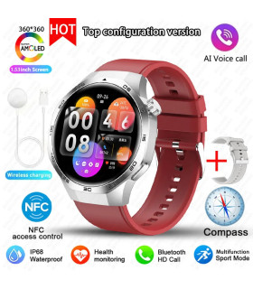 AMOLED, GPS, NFC, Huawei, Bluetooth, montre intelligente, étanche, unisexe